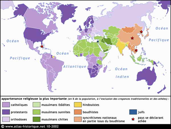Carte du monde